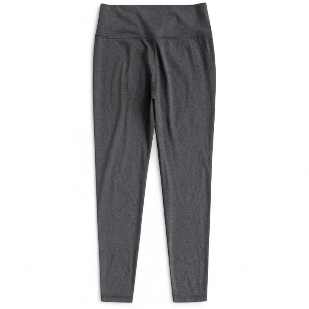 Adidas High Rise Heather Gray Stretch Active Leggings Hiking Running Gym Large